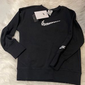NIKE Kids Crewneck with Flower Check NWT